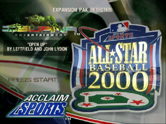 All-Star Baseball 2000 screenshot 5 for Nintendo 64